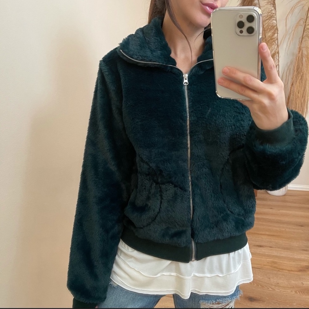 Fur Bomber Jacket - Picture 3 of 10
